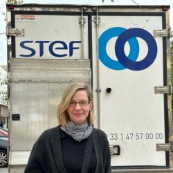 Slide 100: Steffi and her delivery truck