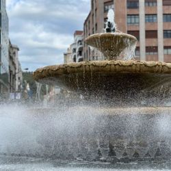 Slide 16: Fountain in the Plaza Federico Moyua